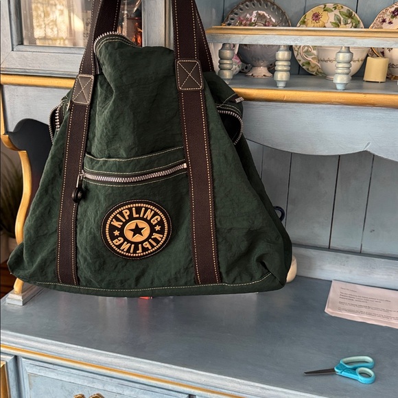 Kipling Dark Green Duffel Bag - Picture 4 of 8
